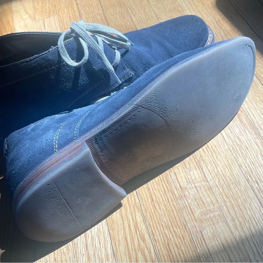 J. Murphy Men's Dark Gray Suede Chukka Boots 10